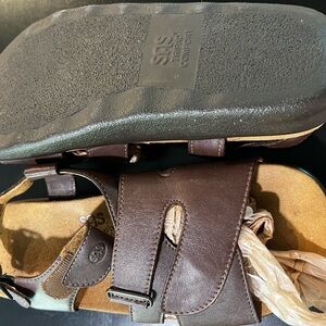 SAS Brown Leather Sandals
